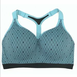 Victoria’s Secret Incredible max support sport bra blue dots 32C
